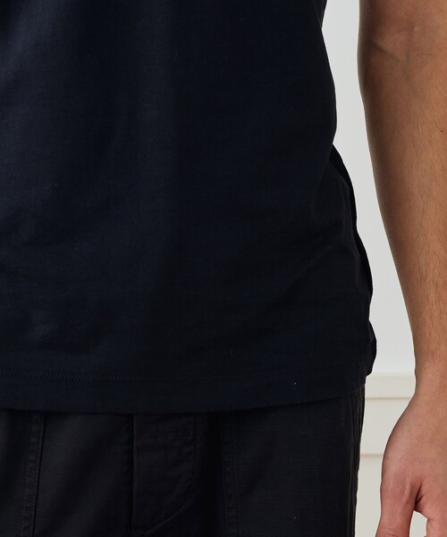 JAMES PERSE(ジェームスパース)の「コットンジャージー クルーネックTシャツ MBEL3614(Tシャツ/カットソー・メンズ・ホワイト/ブラック・1/2/0)」の18枚目の写真