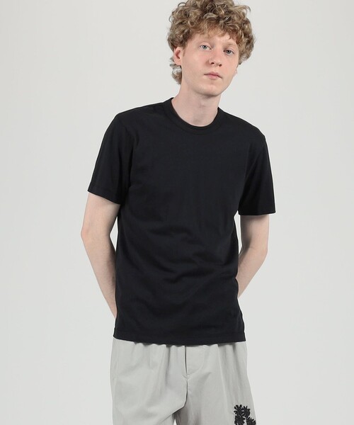 JAMES PERSE(ジェームスパース)の「コットンジャージー クルーネックTシャツ MBEL3614(Tシャツ/カットソー・メンズ・ホワイト/ブラック・1/2/0)」の19枚目の写真