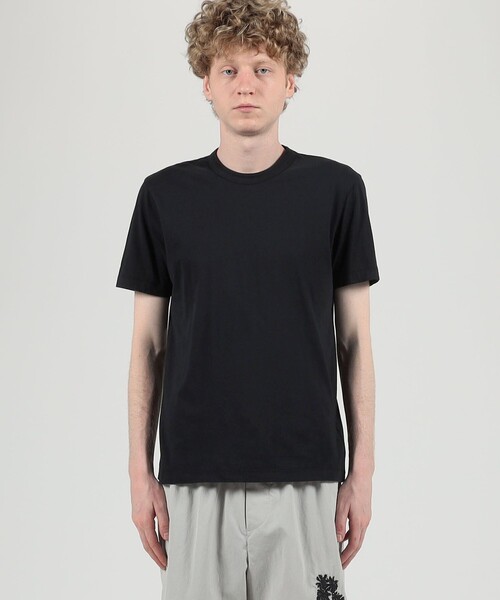 JAMES PERSE(ジェームスパース)の「コットンジャージー クルーネックTシャツ MBEL3614(Tシャツ/カットソー・メンズ・ホワイト/ブラック・1/2/0)」の3枚目の写真