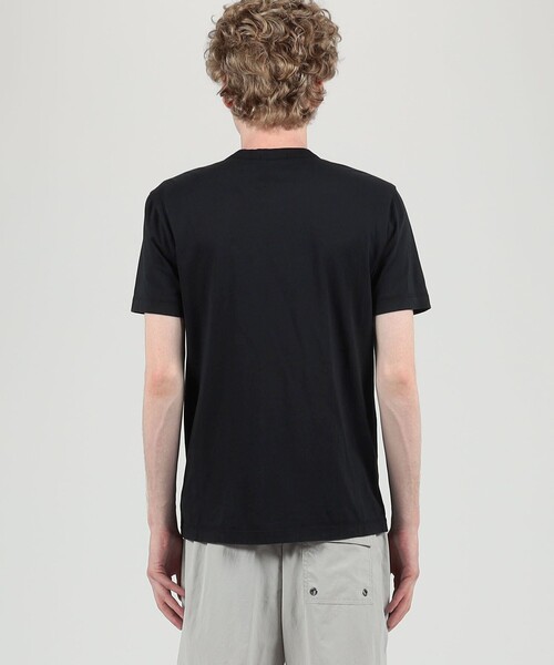 JAMES PERSE(ジェームスパース)の「コットンジャージー クルーネックTシャツ MBEL3614(Tシャツ/カットソー・メンズ・ホワイト/ブラック・1/2/0)」の5枚目の写真