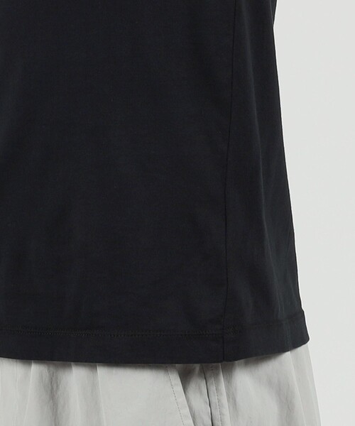 JAMES PERSE(ジェームスパース)の「コットンジャージー クルーネックTシャツ MBEL3614(Tシャツ/カットソー・メンズ・ホワイト/ブラック・1/2/0)」の8枚目の写真