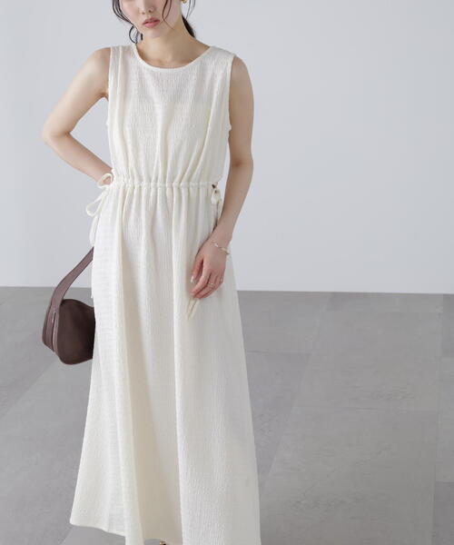 【GIANA】日本未入荷！カットアウトプリーツワンピース GIANA☆FLUTE プリーツ カットアウト ミディドレス♪【送料込