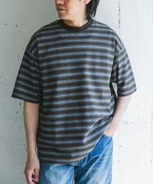 URBAN RESEARCH DOORS | プリントボーダーショートスリーブTシャツ(Tシャツ/カットソー)