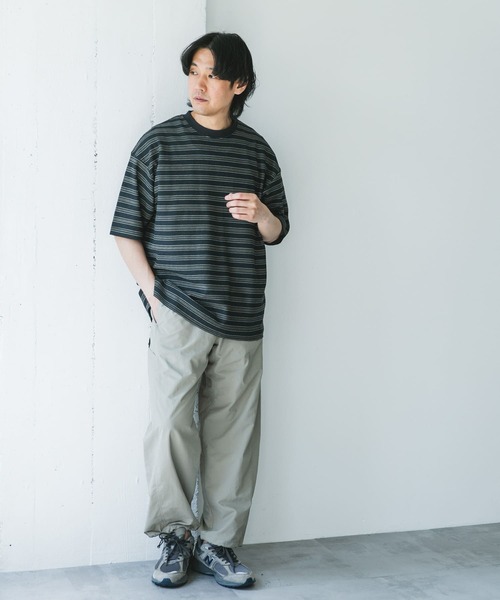 セール】プリントボーダーショートスリーブTシャツ（Tシャツ