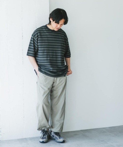 セール】プリントボーダーショートスリーブTシャツ（Tシャツ