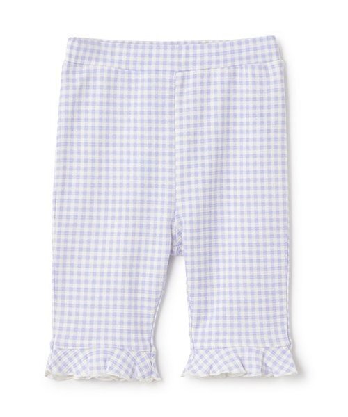 petit main（プティマイン）の「【冷感/防汚】7分丈チェックフリルパンツ（その他パンツ・キッズ・レッド/ラベンダー/ブラック・120cm/90cm/80ｃｍ/110cm/100cm/130cm）」の3枚目の写真