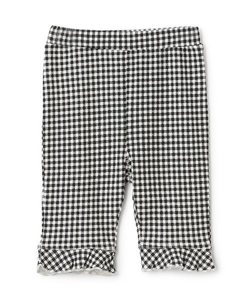 petit main（プティマイン）の「【冷感/防汚】7分丈チェックフリルパンツ（その他パンツ・キッズ・レッド/ラベンダー/ブラック・120cm/90cm/80ｃｍ/110cm/100cm/130cm）」の2枚目の写真
