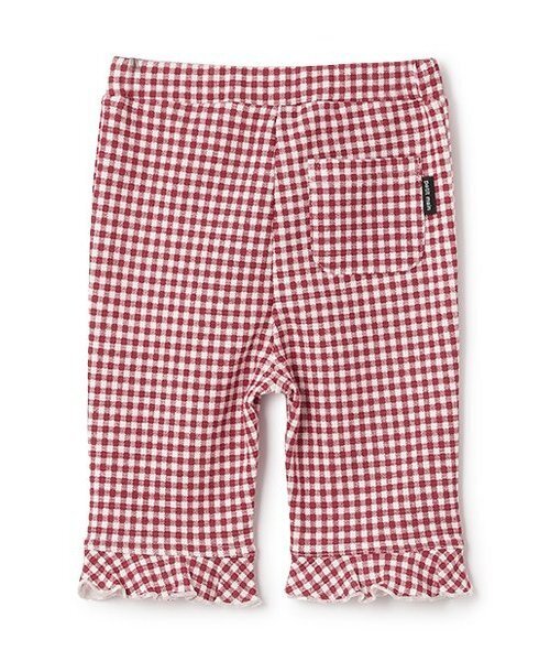 petit main（プティマイン）の「【冷感/防汚】7分丈チェックフリルパンツ（その他パンツ・キッズ・レッド/ラベンダー/ブラック・120cm/90cm/80ｃｍ/110cm/100cm/130cm）」の4枚目の写真