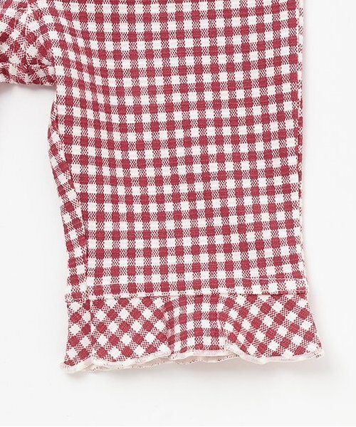 petit main（プティマイン）の「【冷感/防汚】7分丈チェックフリルパンツ（その他パンツ・キッズ・レッド/ラベンダー/ブラック・120cm/90cm/80ｃｍ/110cm/100cm/130cm）」の6枚目の写真