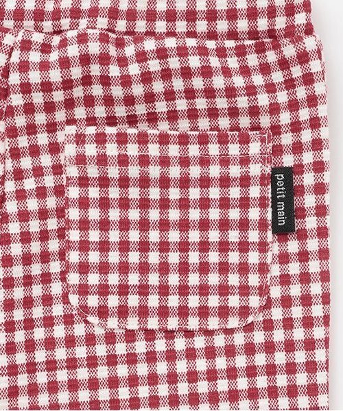 petit main（プティマイン）の「【冷感/防汚】7分丈チェックフリルパンツ（その他パンツ・キッズ・レッド/ラベンダー/ブラック・120cm/90cm/80ｃｍ/110cm/100cm/130cm）」の7枚目の写真
