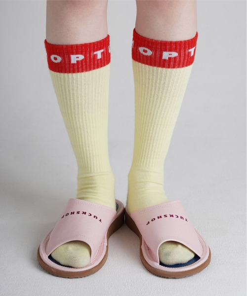 LOGO SLIDES / ロゴ スライド（サンダル）｜TUCKSHOP（タック