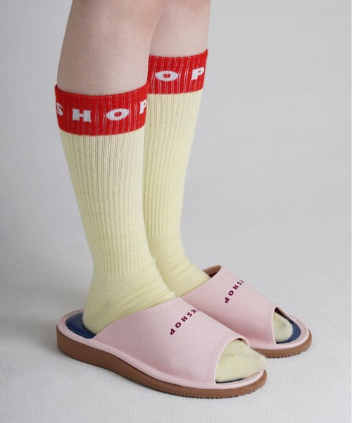 限定!   ロゴ スライドサンダル LOGO SLIDES / ロゴ スライド（サンダル）｜TUCKSHOP（タック