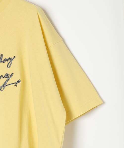 LEPSIM(レプシィム)の「コードロゴショートT 496545(Tシャツ/カットソー・レディース・ブラック/オフホワイト/イエロー・FREE)」の18枚目の写真