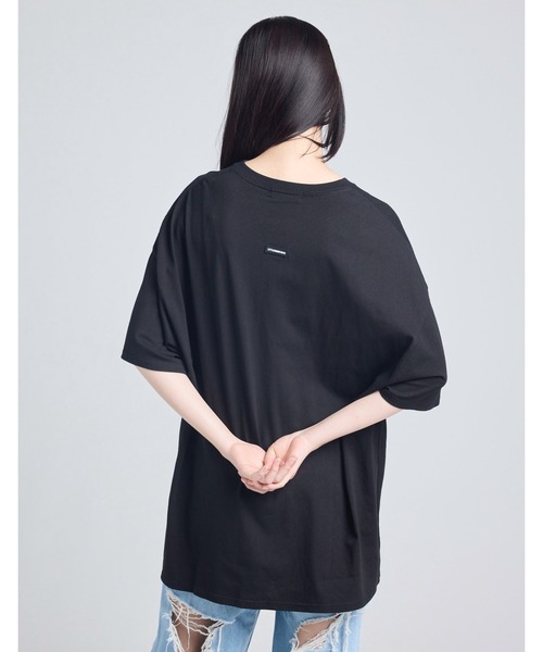 Little sunny bite(リトルサニーバイト)の「do me big tee(Tシャツ/カットソー・レディース・オレンジ/ホワイト/ブラック・MEDIUM/SMALL)」の16枚目の写真