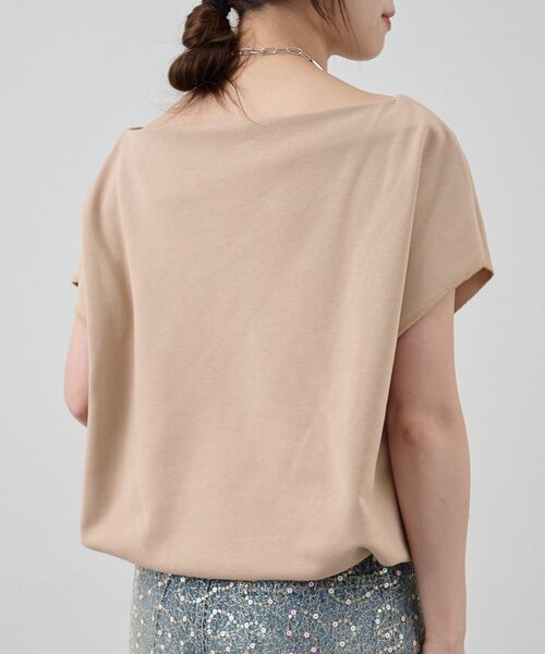 SHENERY(シーナリー)の「《新色追加》フレンチスリーブオフショルスウェット(スウェット・レディース・ライトグレー/ピンク/オフホワイト/ベージュ・FREE)」の18枚目の写真