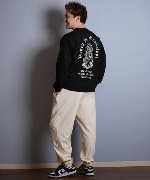 ムラサキスポーツ(ムラサキスポーツ)の「【ムラサキスポーツ限定】DEAR LAUREL/ディアローレル 長袖 Tシャツ ロンT 総刺繍 MARIA LONG SLEEVE T D25F-2202(Tシャツ/カットソー・メンズ・ブラック/オフホワイト/オレンジ・L/M/XL)」の9枚目の写真