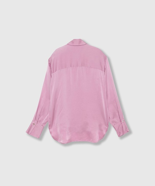 THINGS THAT MATTER（シングス ザット マター）の「SKIN BREATHING SILK SHIRTS / スキンブリージングシルクシャツ（シャツ/ブラウス・レディース・ベージュ/ブラック/ホワイト/ピンク・FREE）」の19枚目の写真