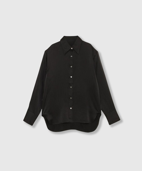 THINGS THAT MATTER（シングス ザット マター）の「SKIN BREATHING SILK SHIRTS / スキンブリージングシルクシャツ（シャツ/ブラウス・レディース・ベージュ/ブラック/ホワイト/ピンク・FREE）」の17枚目の写真