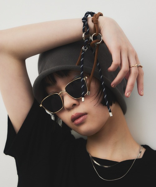 HANNE(アン)の「ダブルコードブレスレット(ブレスレット・レディース・ベージュ/ネイビー/ブルー・FREE)」の7枚目の写真