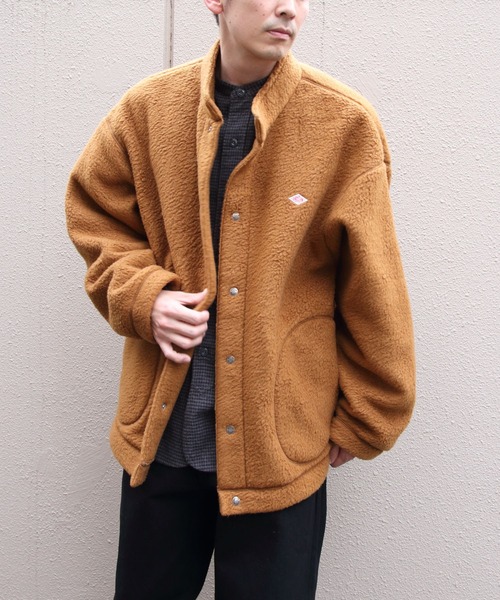 DANTON（ダントン）の「DANTON/ダントン　スタンドカラージャケット　STAND COLLAR JACKET　DT-A0700 WNN（ブルゾン・レディース・ブラック/チャコールグレー/ベージュ/ブラウン・M/S/L）」の3枚目の写真