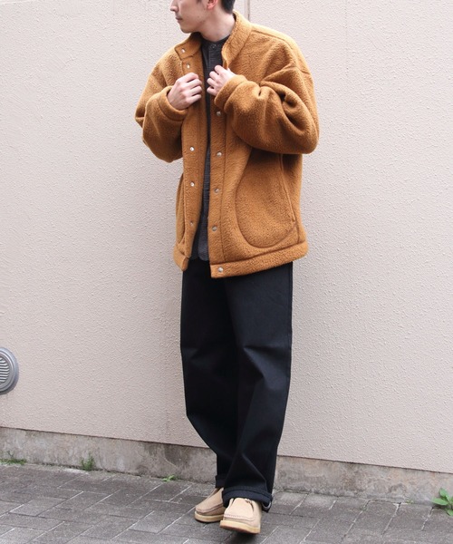 DANTON（ダントン）の「DANTON/ダントン　スタンドカラージャケット　STAND COLLAR JACKET　DT-A0700 WNN（ブルゾン・レディース・ブラック/チャコールグレー/ベージュ/ブラウン・M/S/L）」の15枚目の写真