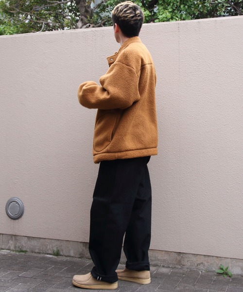 DANTON（ダントン）の「DANTON/ダントン　スタンドカラージャケット　STAND COLLAR JACKET　DT-A0700 WNN（ブルゾン・レディース・ブラック/チャコールグレー/ベージュ/ブラウン・M/S/L）」の16枚目の写真