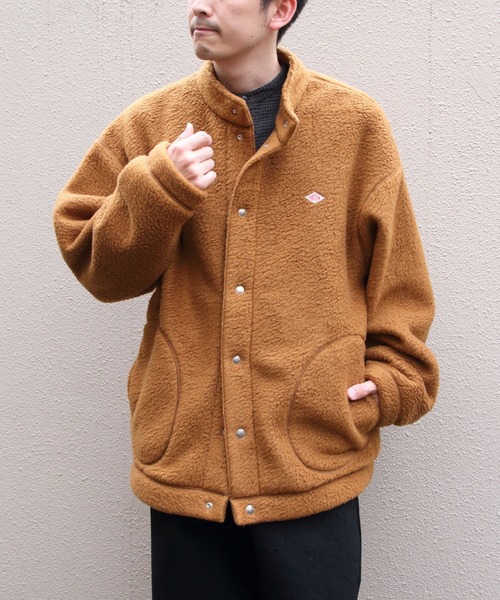 DANTON（ダントン）の「DANTON/ダントン　スタンドカラージャケット　STAND COLLAR JACKET　DT-A0700 WNN（ブルゾン・レディース・ブラック/チャコールグレー/ベージュ/ブラウン・M/S/L）」の12枚目の写真