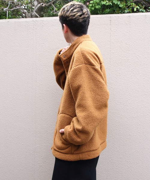 DANTON（ダントン）の「DANTON/ダントン　スタンドカラージャケット　STAND COLLAR JACKET　DT-A0700 WNN（ブルゾン・レディース・ブラック/チャコールグレー/ベージュ/ブラウン・M/S/L）」の13枚目の写真