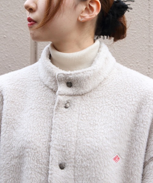 DANTON（ダントン）の「DANTON/ダントン　スタンドカラージャケット　STAND COLLAR JACKET　DT-A0700 WNN（ブルゾン・レディース・ブラック/チャコールグレー/ベージュ/ブラウン・M/S/L）」の18枚目の写真