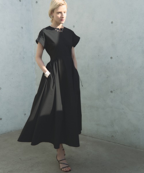 Muel Chic（ミュエルシック）の「Amst onepiece アムストワンピース（ワンピース・レディース・ベージュ/ブルー/ホワイト/ブラック・MEDIUM/SMALL）」の16枚目の写真