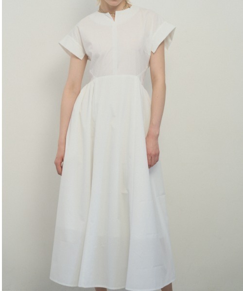 Muel Chic（ミュエルシック）の「Amst onepiece アムストワンピース（ワンピース・レディース・ベージュ/ブルー/ホワイト/ブラック・MEDIUM/SMALL）」の9枚目の写真