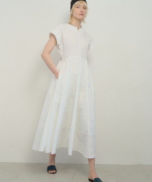 Muel Chic（ミュエルシック）の「Amst onepiece アムストワンピース（ワンピース・レディース・ベージュ/ブルー/ホワイト/ブラック・MEDIUM/SMALL）」の15枚目の写真