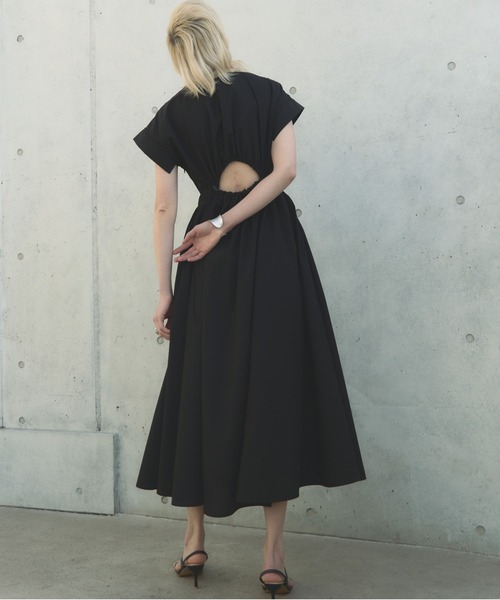 Muel Chic（ミュエルシック）の「Amst onepiece アムストワンピース（ワンピース・レディース・ベージュ/ブルー/ホワイト/ブラック・MEDIUM/SMALL）」の22枚目の写真