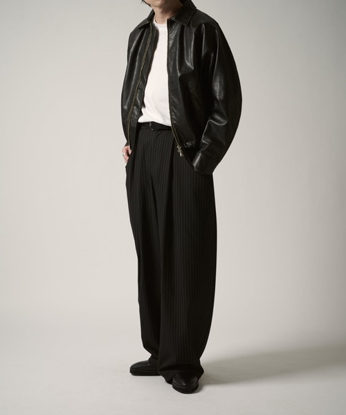 Lui's(ルイス)の「グランジシンセティックレザーバルーンブルゾン(ブルゾン・メンズ・ブラック・S/M/XS)」の13枚目の写真