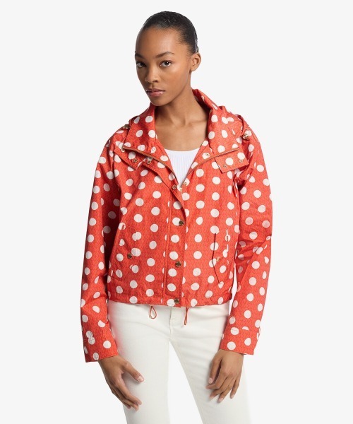MICHAEL KORS(マイケルコース)の「ポルカドット フーディー(その他アウター・レディース・オレンジ系・XL/M/S/XS/L)」の1枚目の写真