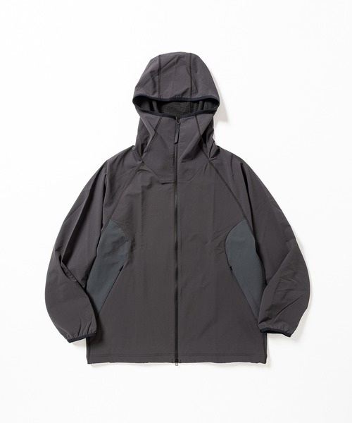 meanswhile(ミーンズワイル)の「Fleece Zip Hoodie(パーカー・メンズ・ブラック/チャコール・1(S)/2(M)/3(L))」の2枚目の写真