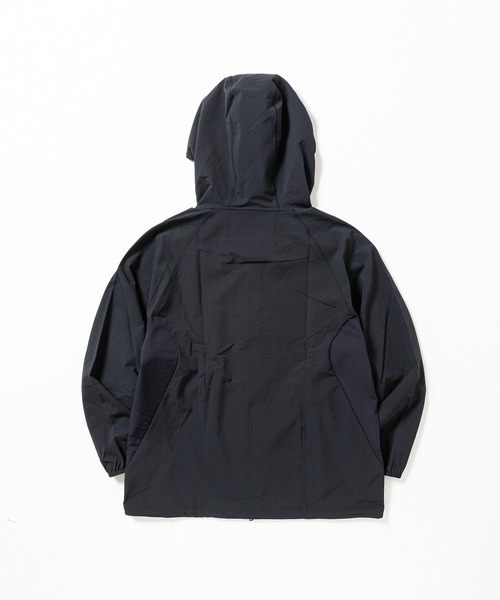 meanswhile(ミーンズワイル)の「Fleece Zip Hoodie(パーカー・メンズ・ブラック/チャコール・1(S)/2(M)/3(L))」の6枚目の写真