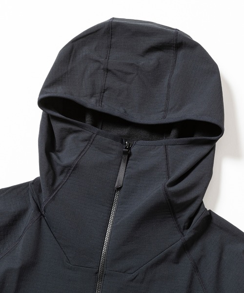 meanswhile(ミーンズワイル)の「Fleece Zip Hoodie(パーカー・メンズ・ブラック/チャコール・1(S)/2(M)/3(L))」の7枚目の写真