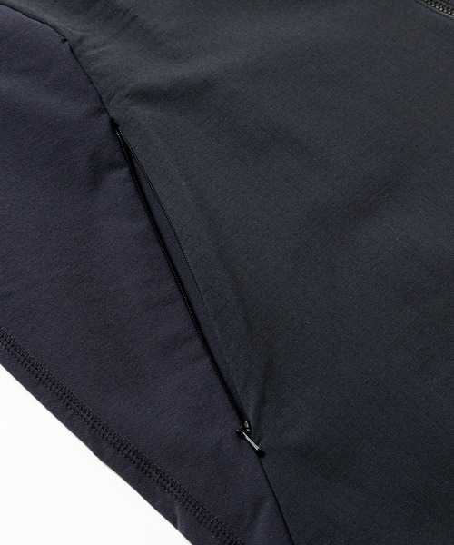 meanswhile(ミーンズワイル)の「Fleece Zip Hoodie(パーカー・メンズ・ブラック/チャコール・1(S)/2(M)/3(L))」の8枚目の写真