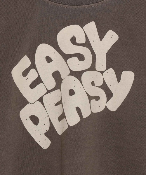 MAKE YOUR DAY(メイクユアデイ)の「EASY PEASY製品染め長袖T■パパサイズ(Tシャツ/カットソー・メンズ・レッド/モカ・L/M)」の10枚目の写真