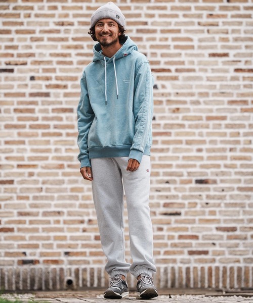 1minute 1second(ワンミニットワンセカンド)の「mp13848-12oz heavy weight pants with logo print スウェットパンツ(スウェットパンツ・メンズ・ブラック/アッシュ・M/L/XL)」の7枚目の写真
