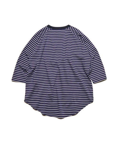 SOPHNET.(ソフネット)の「SUPIMA COTTON RAGLAN 3/4 WIDE TEE(Tシャツ/カットソー・メンズ・ホワイト/ブラック/A/B・4/3/1/2/5)」の7枚目の写真
