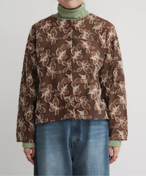 フラワーカットJQ 2WAYブラウス | NOMBRE IMPAIR