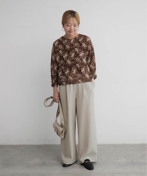 フラワーページ フラワーカットJQ 2WAYブラウス | NOMBRE IMPAIR