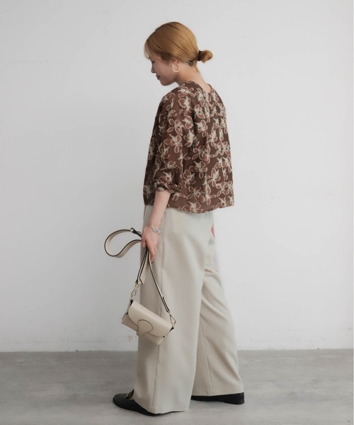 フラワーページ フラワーカットJQ 2WAYブラウス | NOMBRE IMPAIR