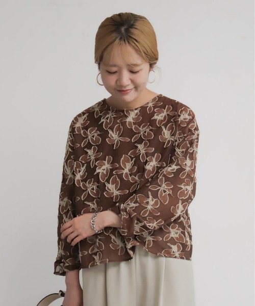 フラワーページ フラワーカットJQ 2WAYブラウス | NOMBRE IMPAIR