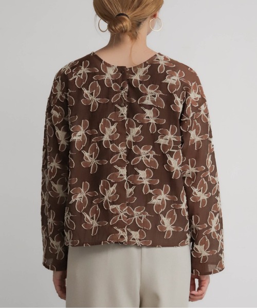 フラワーカットJQ 2WAYブラウス | NOMBRE IMPAIR