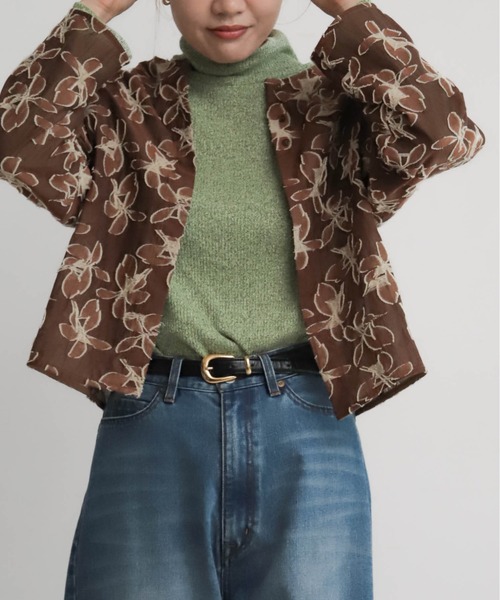 フラワーカットJQ 2WAYブラウス | NOMBRE IMPAIR