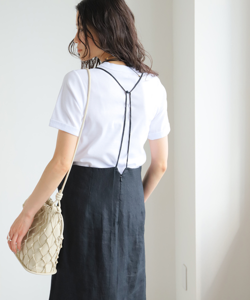 【新品】journal standard ヘンプリネンキャミワンピース セール】ヘンプリネンキャミワンピース（ワンピース）｜journal