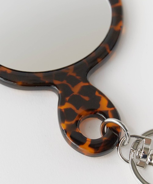 TRESSE トレス mirror cat   クリップ　鏡　ミラー TRESSE/トレス Cat mirror keycharm ミラー（手鏡/メイクミラー